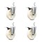 Service Caster 5 Inch Nylon Wheel Swivel 7/8 Inch Square Stem Caster Set Total Lock Brake SCC SCC-SQTTL20S514-NYS-78-4 - alternate 1